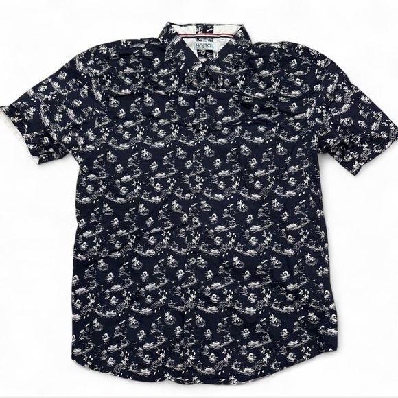 Lot of 2 Mojito Hawaiian Short Sleeve Button Shirt Men 2XL Surfer & Floral - Picture 4 of 4